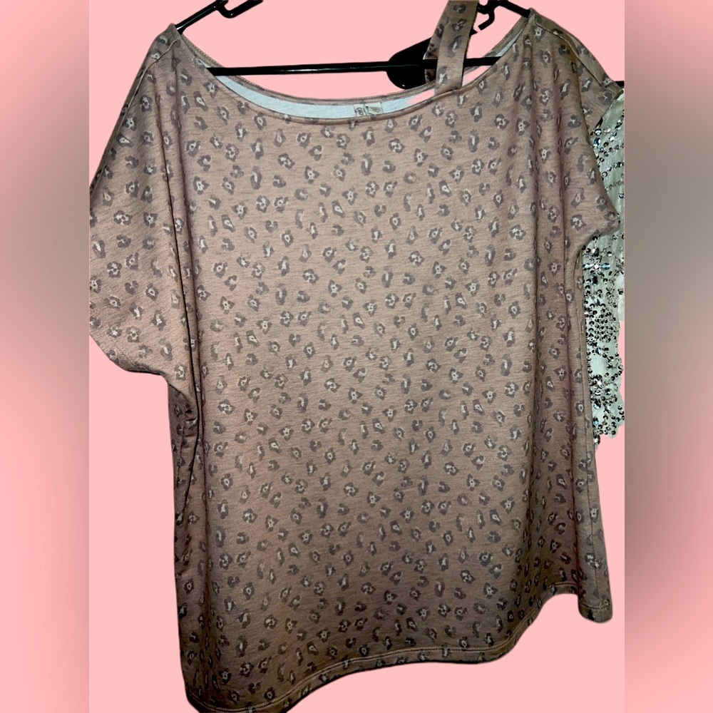 Cato leopard shirt size 1X